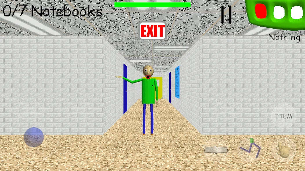Baldi's Basics Classic на Андроид — Безлимитные подсказки и лёгкое прохождение — скриншот 1