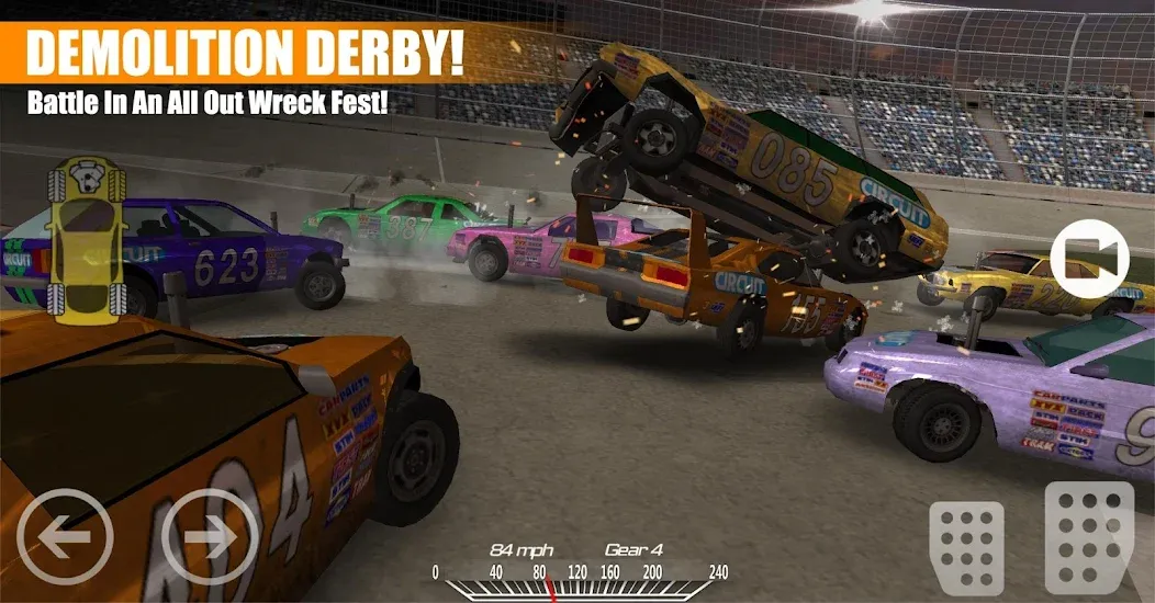 Скачать Demolition Derby 2 с модом — Безлимитные деньги и топливо — скриншот 1