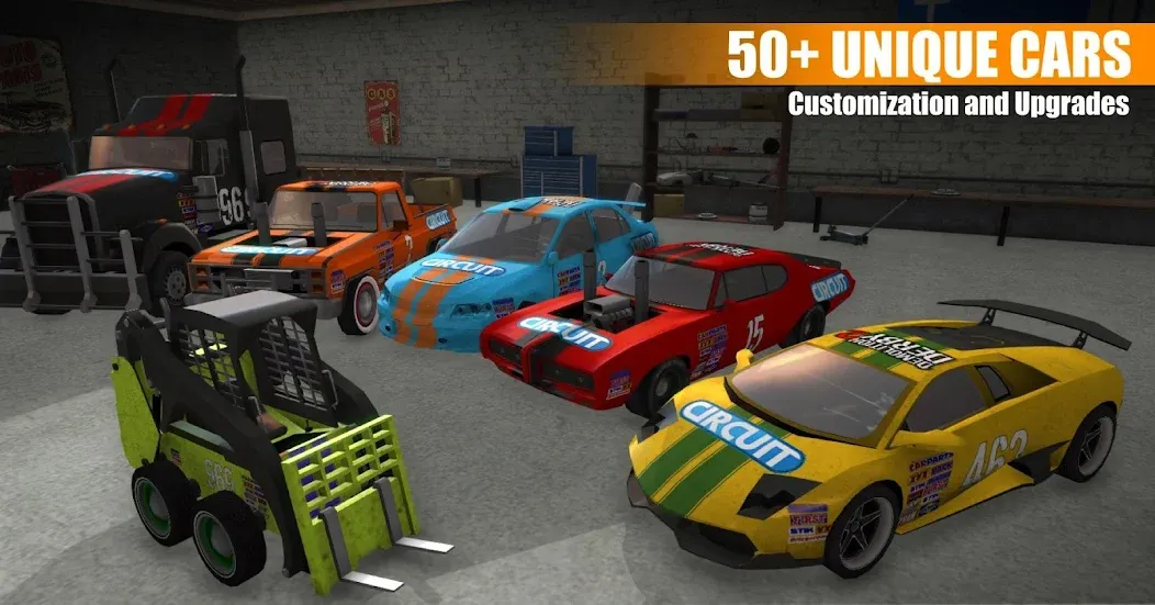 Скачать Demolition Derby 2 с модом — Безлимитные деньги и топливо — скриншот 3