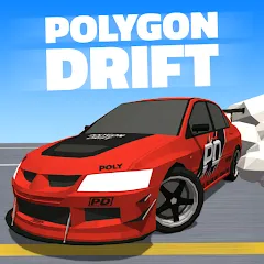 Скачать Polygon Drift: Traffic Racing — Модификация Без рекламы и открыты машины