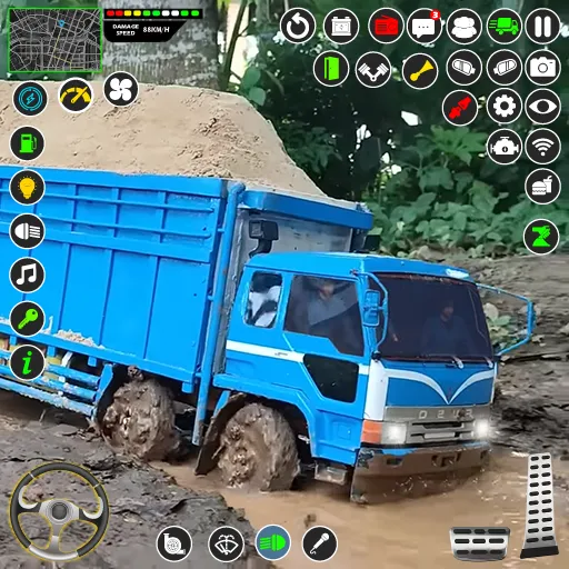 Mud Truck Runner Simulator 3D MOD — Безлимитные деньги и топливо на Андроид — скриншот 1
