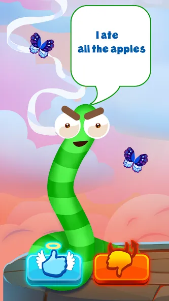 Скачать Worm out: Brain teaser games (Мод: Без рекламы и все уровни открыты) на Андроид — скриншот 1