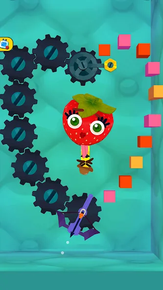 Скачать Worm out: Brain teaser games (Мод: Без рекламы и все уровни открыты) на Андроид — скриншот 4