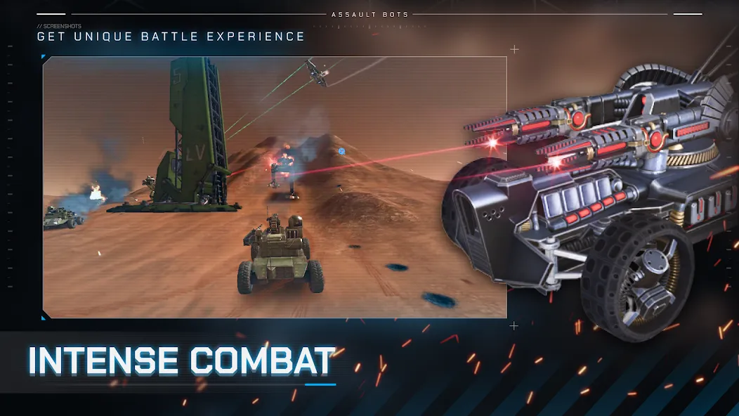 Assault Bots: Multiplayer на Андроид — Безлимитные деньги и усиленные роботы — скриншот 4