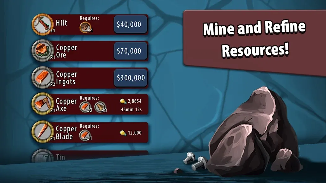 Скачать Crafting Idle Clicker на Андроид — Много ресурсов и быстрый крафт — скриншот 2 Скачать Crafting Idle Clicker на Андроид — Много ресурсов и быстрый крафт — скриншот 2