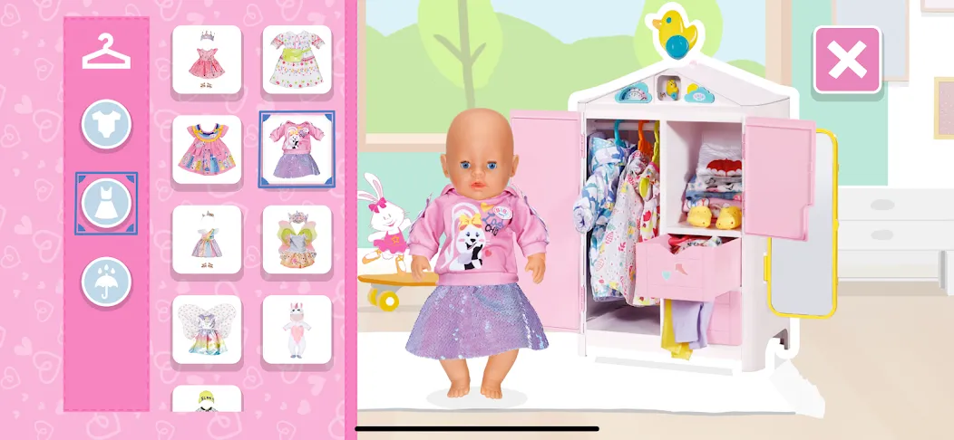 Скачать BABY born® Doll & Playtime Fun на Андроид — Безлимитные монеты и все наряды — скриншот 4