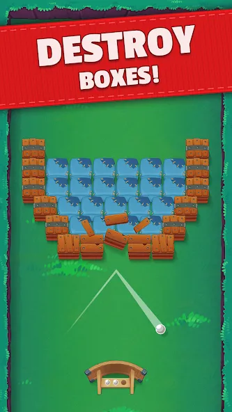 Bouncefield: Brick Breaker MOD APK на Android — Безлимитные жизни и усиленные бонусы — скриншот 2