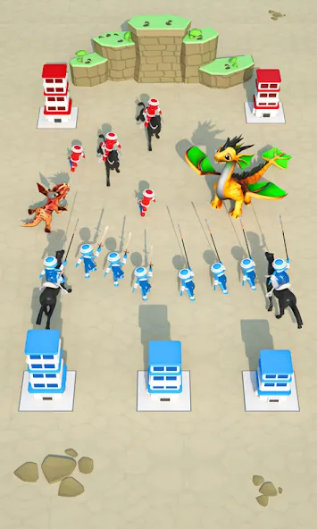 Скачать Merge And Conquer: Battle Game — Безлимитные ресурсы и мощные юниты — скриншот 1