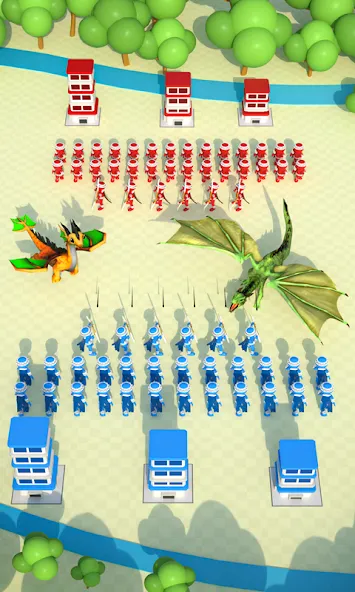 Скачать Merge And Conquer: Battle Game — Безлимитные ресурсы и мощные юниты — скриншот 2