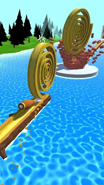 Скачать Spiral Roll — Безлимитные деньги и алмазы — скриншот 5
