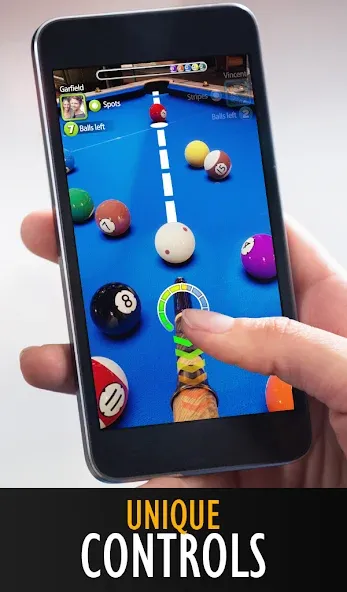 Pool Blitz MOD APK на Android — Безлимитные монеты и все уровни — скриншот 2