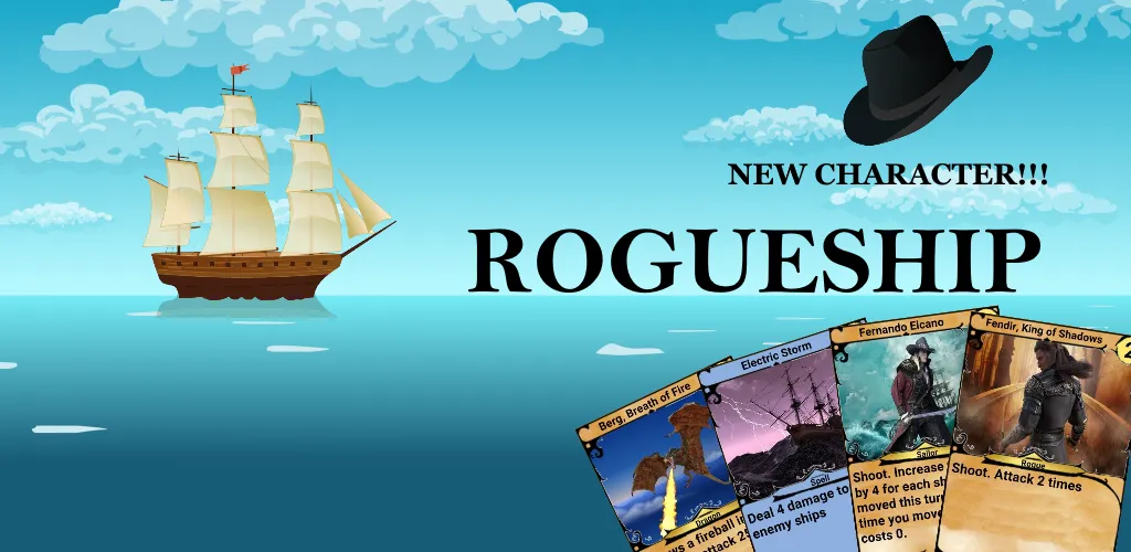 Скачать взлом RogueShip - RPG Roguelike Card на Андроид — Безлимитные деньги и открыты карты — скриншот 1