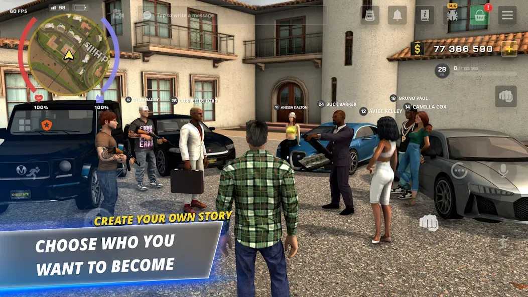 Скачать One State RP - Life Simulator на Android — Безлимитные деньги и премиум доступ — скриншот 4