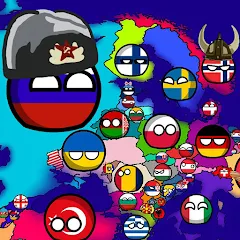 Скачать Countryballs: World War Simula — Безлимитные ресурсы и все страны открыты