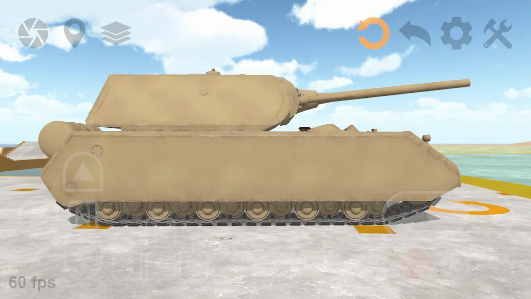 Tank Physics Mobile Vol.3 — Улучшенная физика и танки — скриншот 5 Tank Physics Mobile Vol.3 — Улучшенная физика и танки — скриншот 5