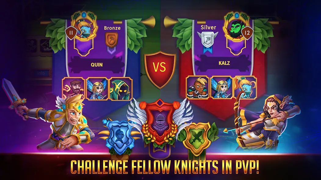 Forest Knight - Tactical RPG — Мод: Безлимитные ресурсы и усиленные герои — скриншот 4