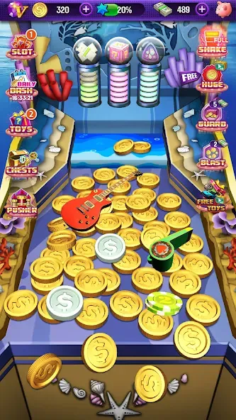 Coin Pusher — Мод: Много монет и бонусов — скриншот 3 Coin Pusher — Мод: Много монет и бонусов — скриншот 3
