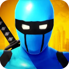 Скачать взломанную Blue Ninja : Superhero Game — Безлимитные деньги и все уровни открыты