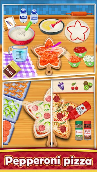 Скачать Pizza Maker - Cooking Games на телефон — Безлимитные деньги и всё открыто — скриншот 2 Скачать Pizza Maker - Cooking Games на телефон — Безлимитные деньги и всё открыто — скриншот 2
