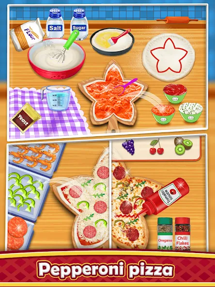Скачать Pizza Maker - Cooking Games на телефон — Безлимитные деньги и всё открыто — скриншот 5 Скачать Pizza Maker - Cooking Games на телефон — Безлимитные деньги и всё открыто — скриншот 5