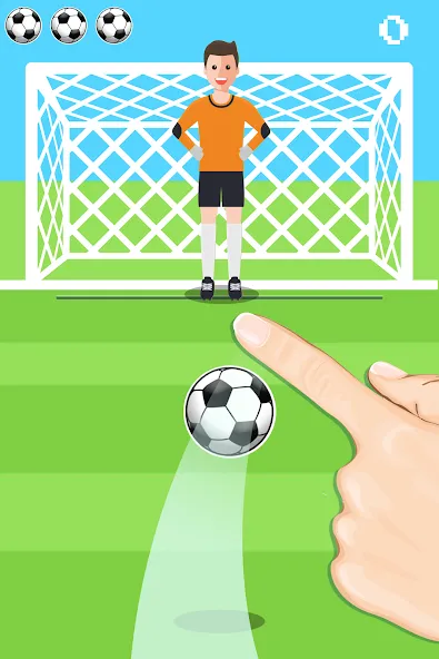 Penalty Shootout Game Offline Mod APK Безлимитные монеты и разблокированы все уровни — Скачать на Андроид — скриншот 5