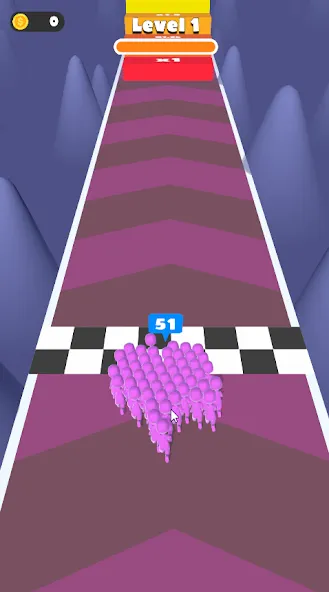 Взлом Count Masters: Crowd Runner 3D — Безлимитные деньги и все уровни — скриншот 4
