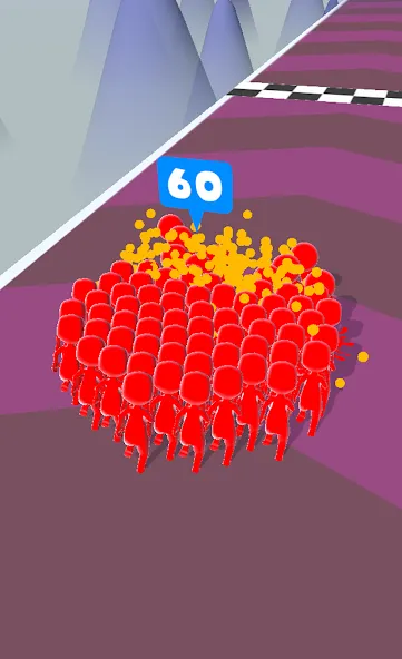 Взлом Count Masters: Crowd Runner 3D — Безлимитные деньги и все уровни — скриншот 5
