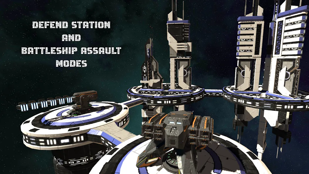 Space Turret - Defense Point Mod APK Безлимитные деньги и усиленная защита — Скачать на Андроид — скриншот 3