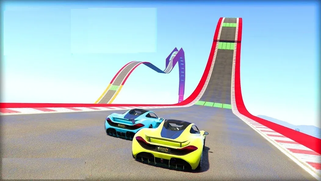 Скачать Mega Ramp Car Offline Games с модом — Безлимитные деньги и все машины — скриншот 2