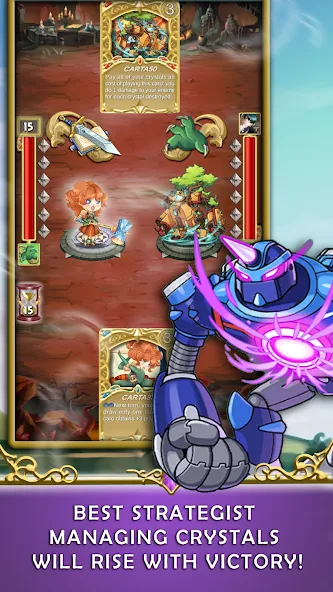 Скачать Crystal Soul - TCG Card Battle — Безлимитные деньги и все карты — скриншот 3