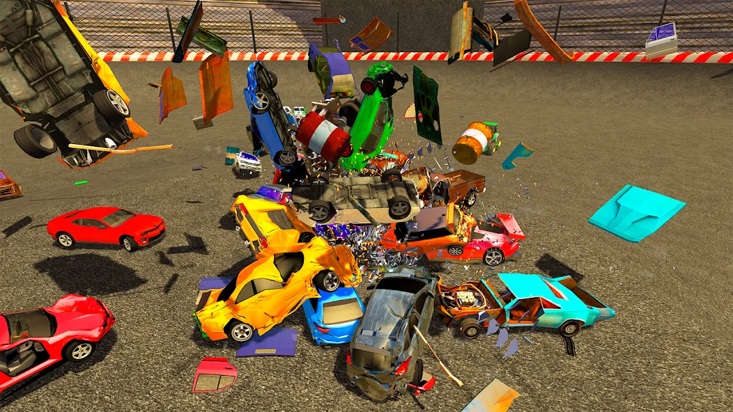 Взлом Demolition Derby Mad Car Crash — Безлимитные деньги и топливо — скриншот 1 Взлом Demolition Derby Mad Car Crash — Безлимитные деньги и топливо — скриншот 1