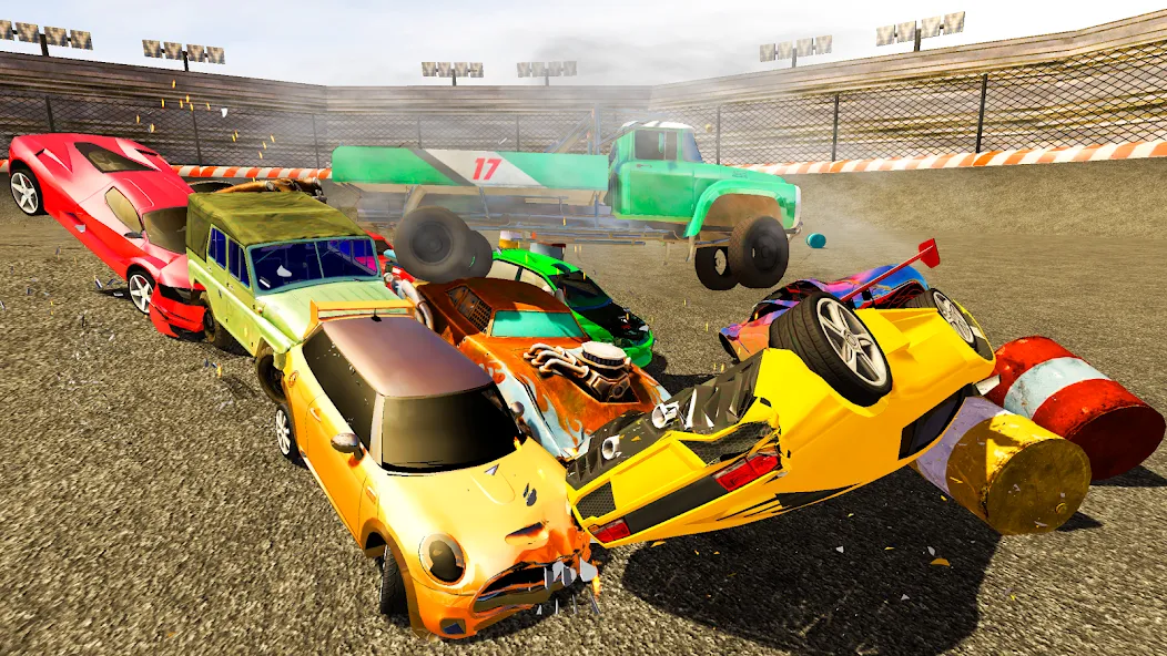 Взлом Demolition Derby Mad Car Crash — Безлимитные деньги и топливо — скриншот 3 Взлом Demolition Derby Mad Car Crash — Безлимитные деньги и топливо — скриншот 3