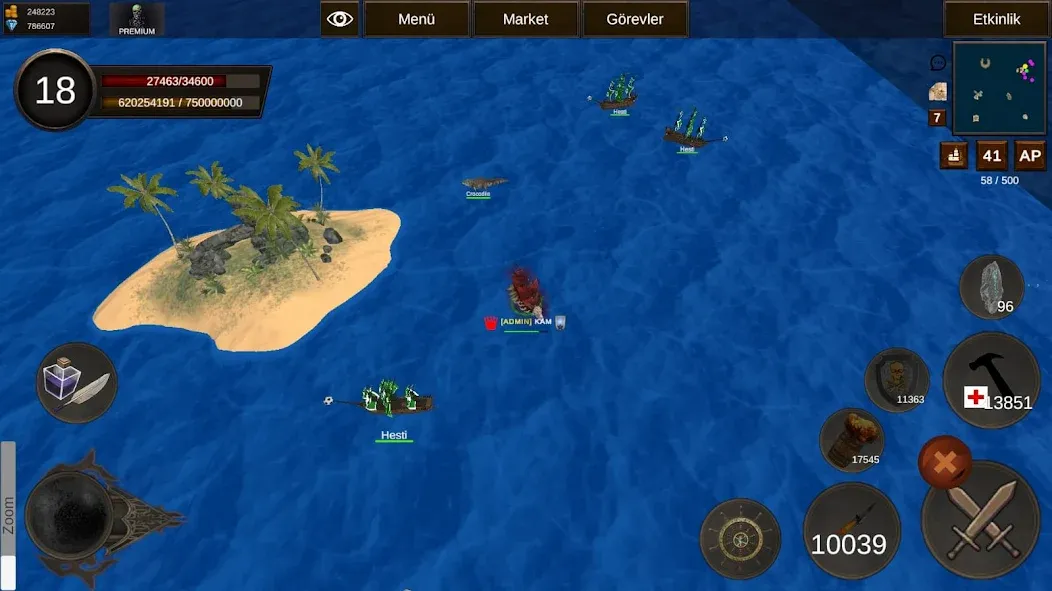 Naval Battle Online MOD APK — Безлимитные ресурсы и мощный флот — скриншот 2