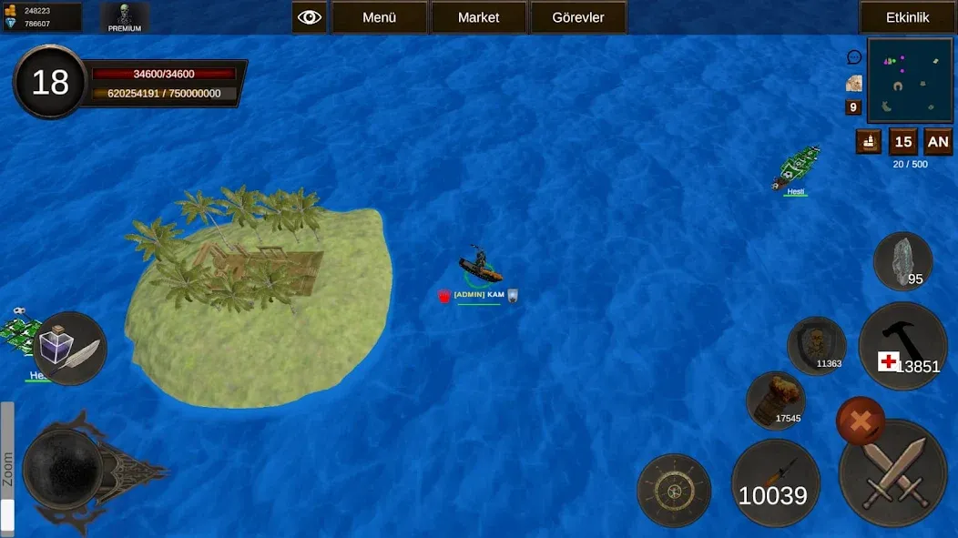 Naval Battle Online MOD APK — Безлимитные ресурсы и мощный флот — скриншот 3