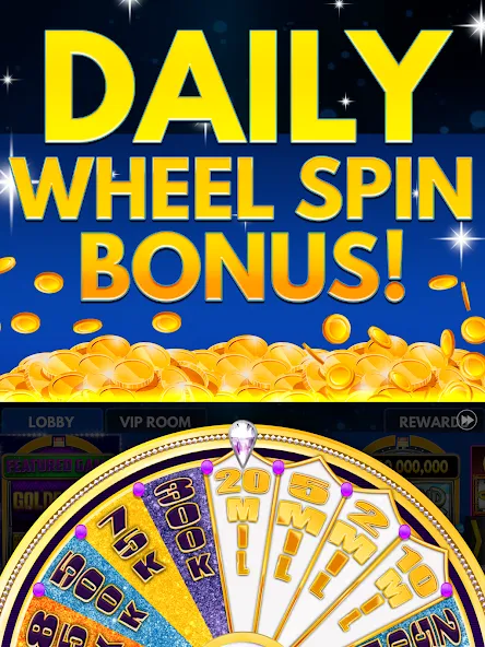 Скачать Spin Vegas Slots: Slot Games на Android — Много монет и бонусов — скриншот 3