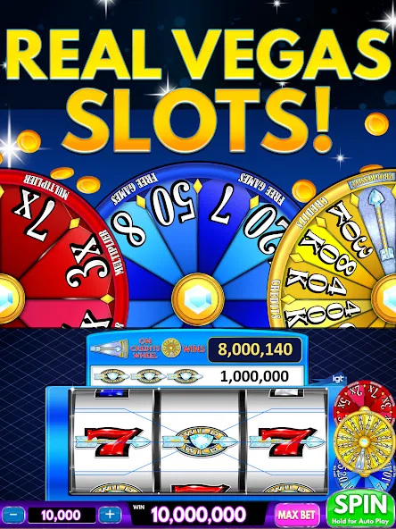 Скачать Spin Vegas Slots: Slot Games на Android — Много монет и бонусов — скриншот 4