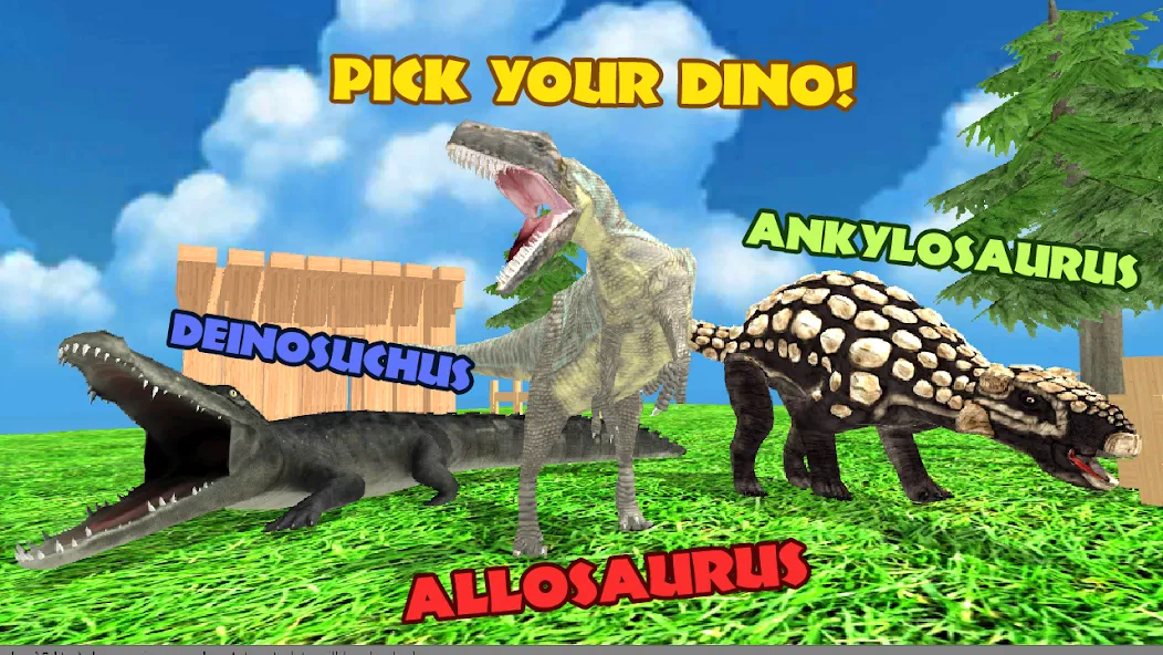 Взломанная Dino Battle Arena Lost Kingdom на Андроид — Много денег и все динозавры открыты — скриншот 1