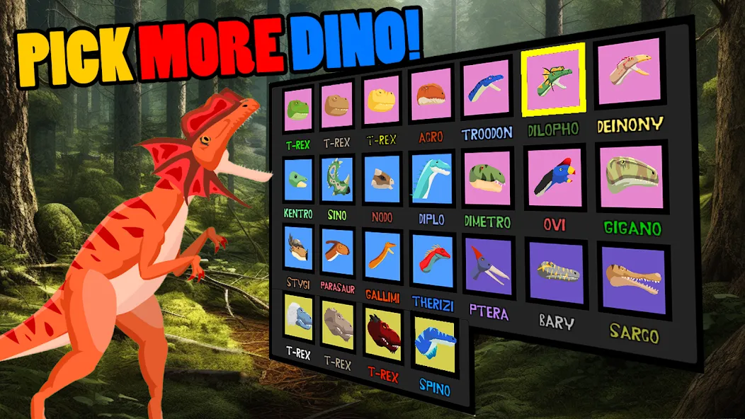 Скачать T-Rex Fights More Dinosaurs — Безлимитное здоровье и усиленная атака — скриншот 2 Скачать T-Rex Fights More Dinosaurs — Безлимитное здоровье и усиленная атака — скриншот 2