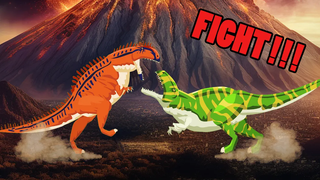 Скачать T-Rex Fights More Dinosaurs — Безлимитное здоровье и усиленная атака — скриншот 3 Скачать T-Rex Fights More Dinosaurs — Безлимитное здоровье и усиленная атака — скриншот 3