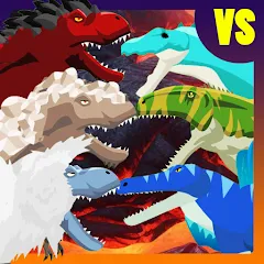 Скачать T-Rex Fights More Dinosaurs — Безлимитное здоровье и усиленная атака