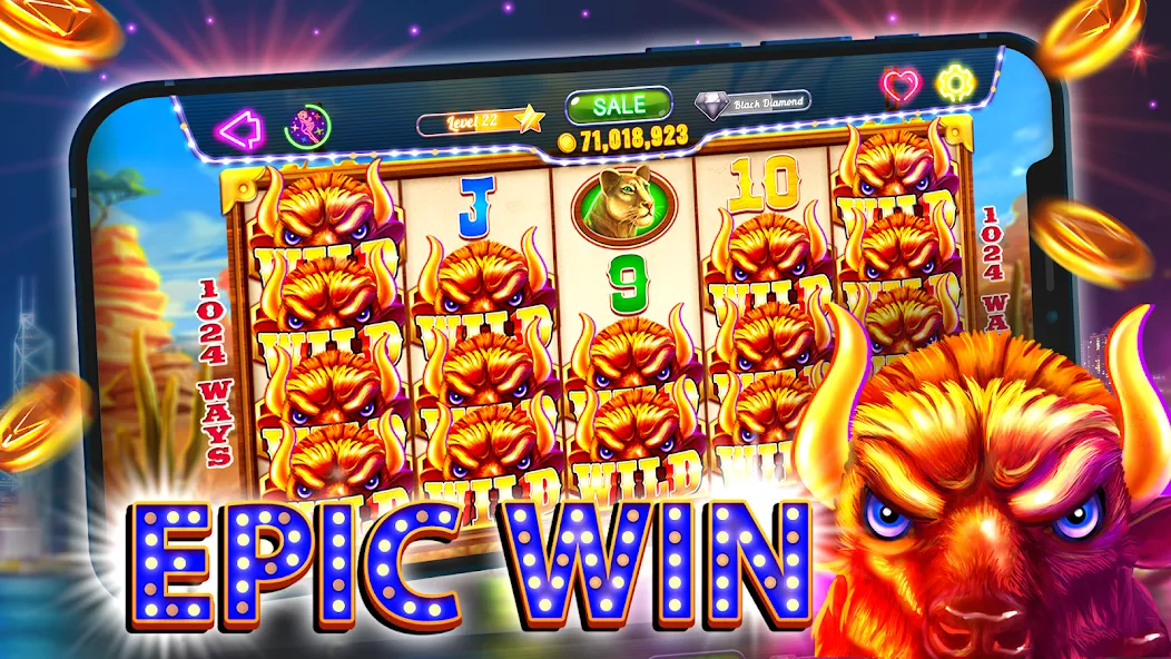 Скачать Old Vegas Slots - Casino 777 MOD APK — Безлимитные монеты и джекпоты — скриншот 4