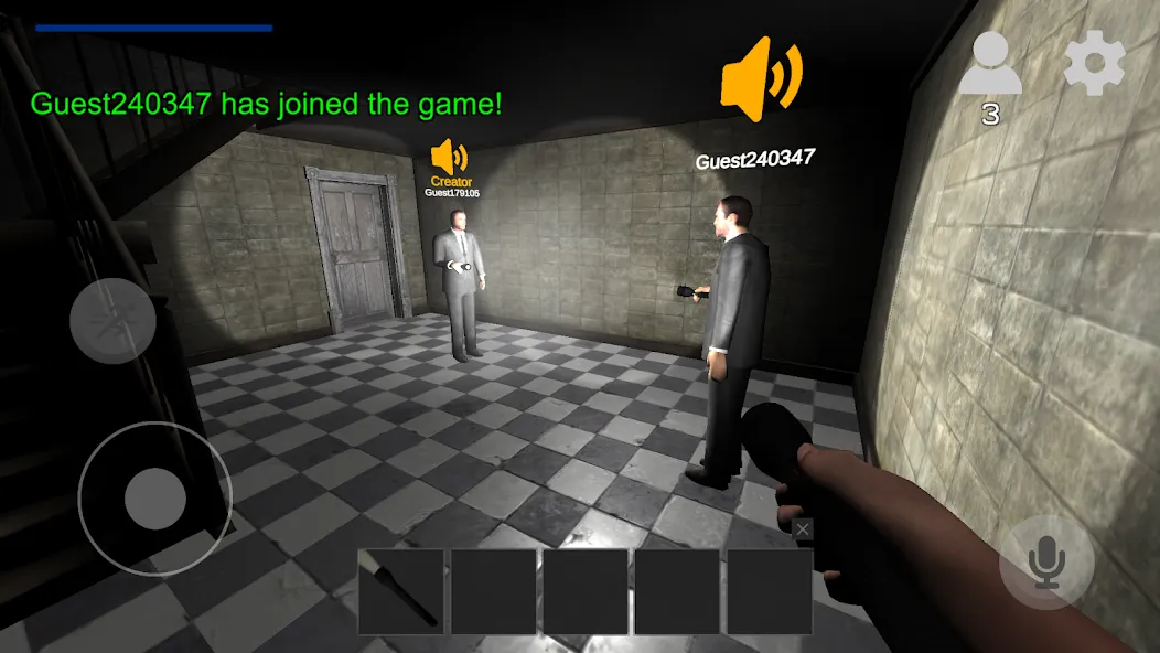 Скачать Nextbots Survival: Multiplayer — Модификация Безлимитные жизни и усиленный урон — скриншот 2