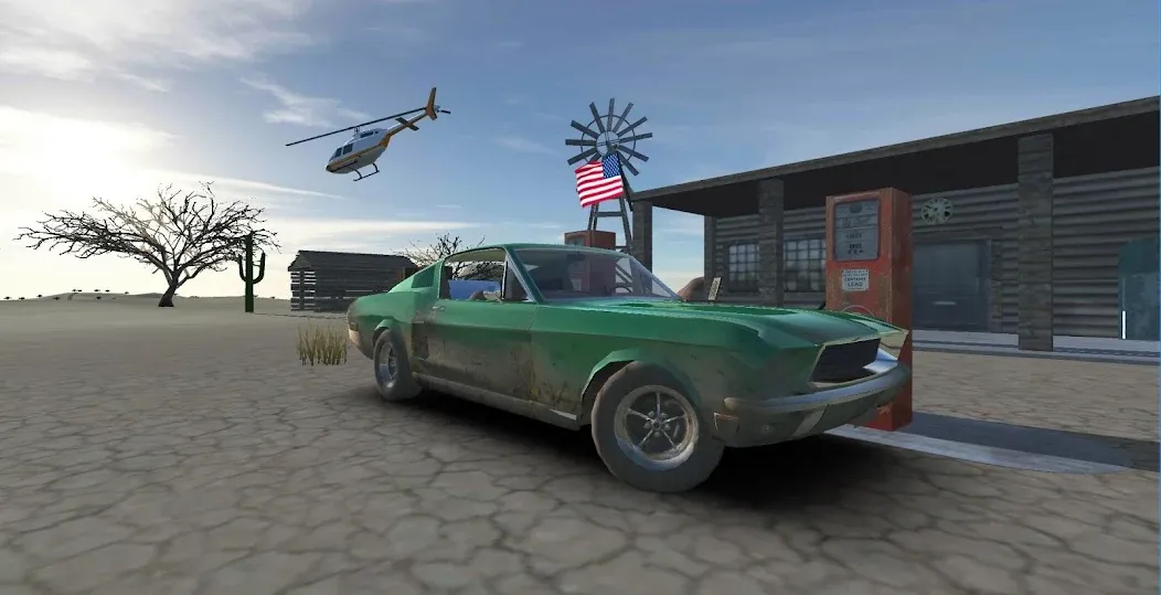 Classic American Muscle Cars 2 MOD APK на Android — Безлимитные деньги и тюнинг — скриншот 3