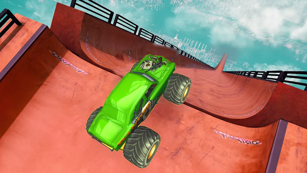 Скачать Monster Truck Car Game 3d на Андроид — Безлимитные деньги и топливо — скриншот 4