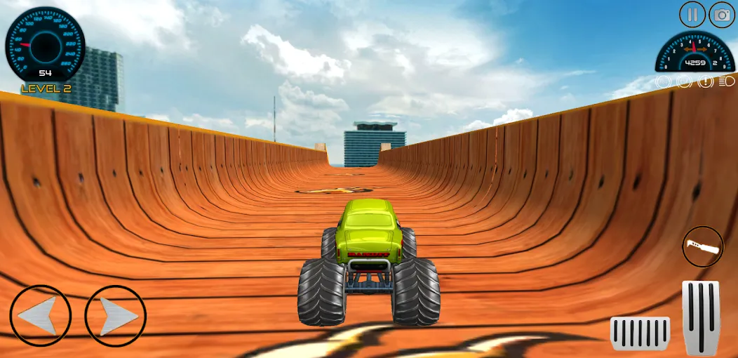 Скачать Monster Truck Car Game 3d на Андроид — Безлимитные деньги и топливо — скриншот 5