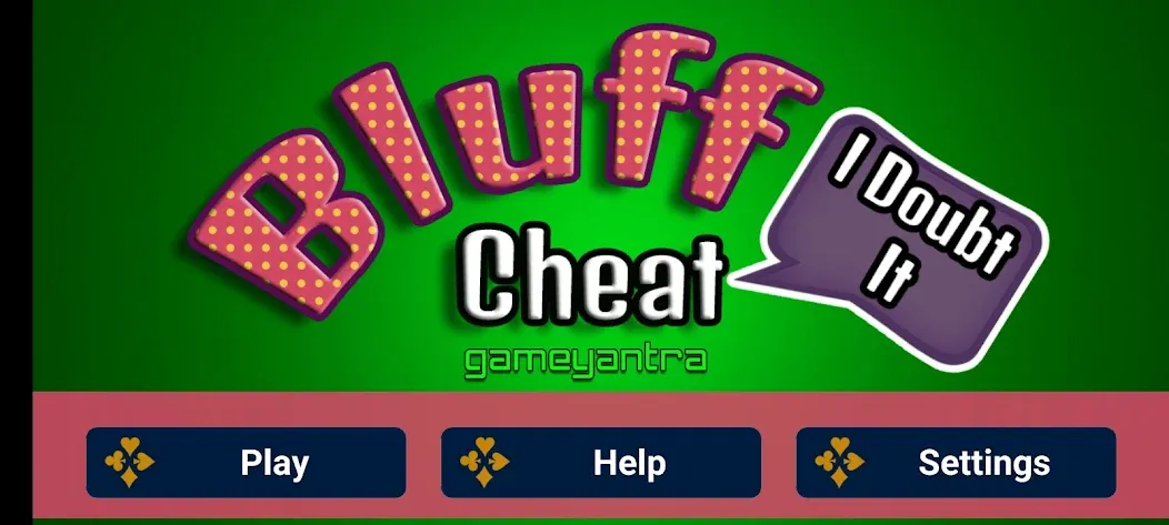 Bluff Card Game — Взломанная версия (Безлимитные монеты и разблокированы карты) — скриншот 1