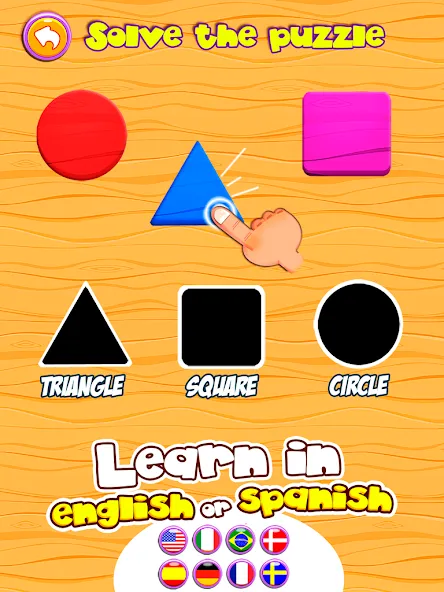 Preschool Learning Games MOD APK на Android — Открыты все задания и без рекламы — скриншот 1