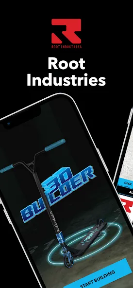 Scooter 3D custom builder — Взломанная версия (Безлимитные деньги и все детали открыты) — скриншот 1