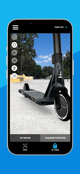 Scooter 3D custom builder — Взломанная версия (Безлимитные деньги и все детали открыты) — скриншот 4