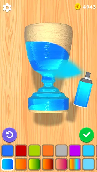 Скачать Wood Turning 3D - Carving Game с модом — Безлимитные деньги и все инструменты открыты — скриншот 4